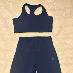 Navy workout set